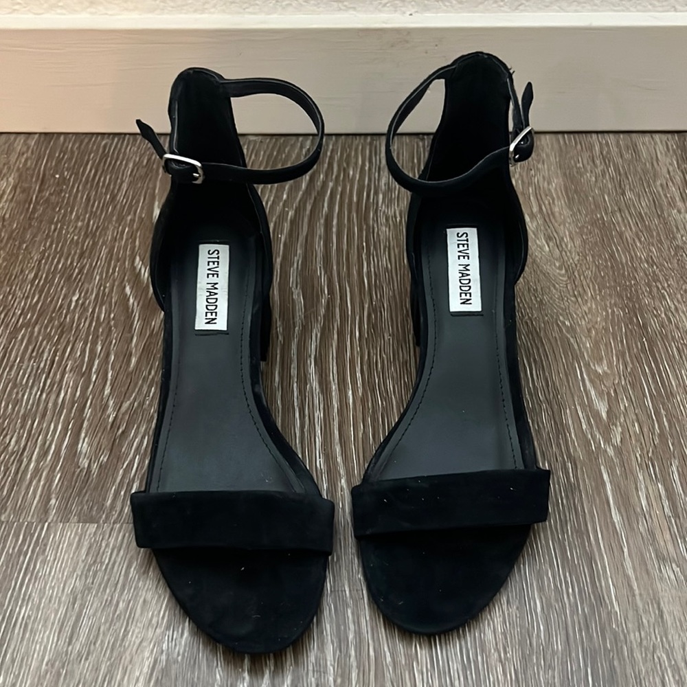 Black Steve Madden Kitten Heels